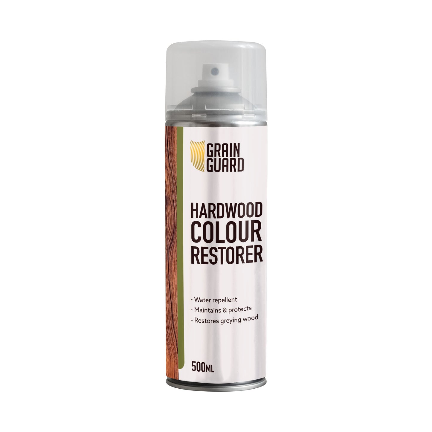 Hardwood Colour Restorer Aerosol | Clean, Restore, Protect | Revivies & Renews Faded and Greying Wood | Water Repellent for Year Round Protection