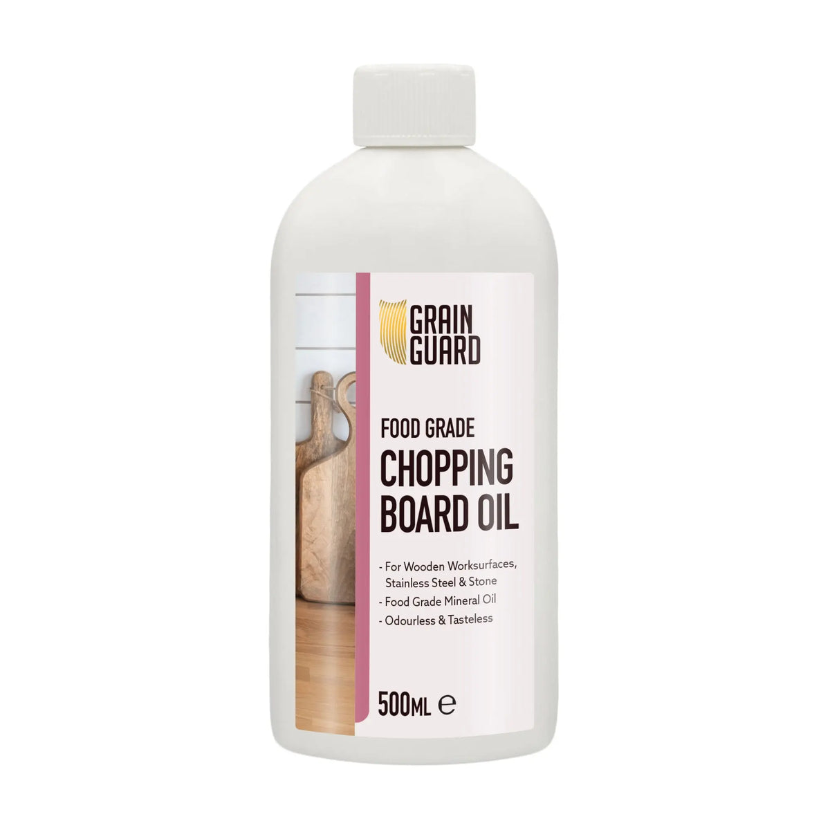 Chopping Board Oil - Food Grade Mineral Oil - Odourless & Tasteless GrainGuard
