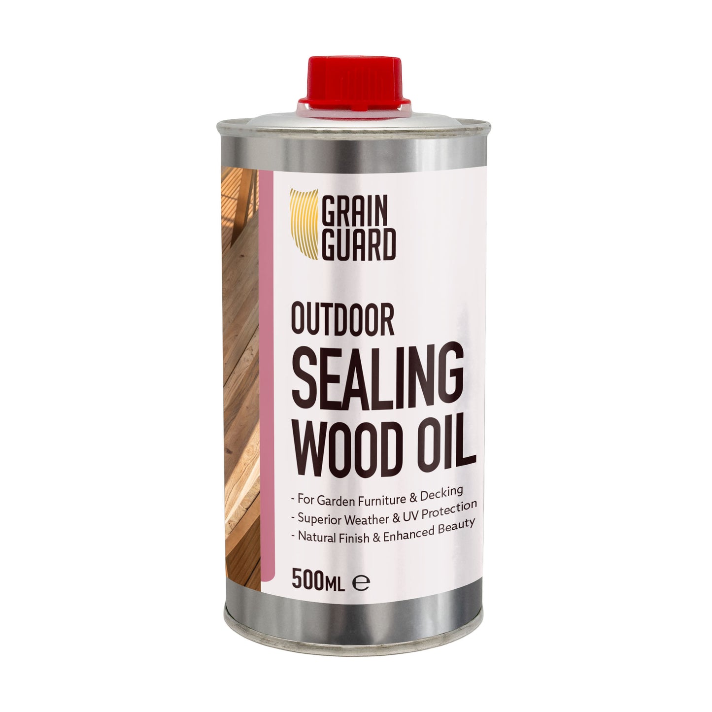 Sealing Oil for Wood | Protects Wood Against Weather & UV | For Garden Furniture & Decking