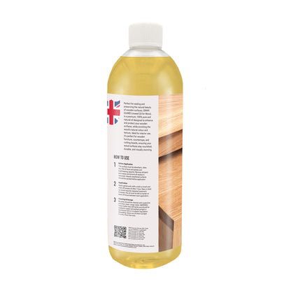 Raw Linseed Oil for Wood | 100% Pure & Natural | Food-Safe Wood Oil