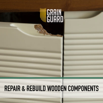Epoxy Wood Repair Stick | WOOD | Repair, Rebuild, Re-Paint | Mouldable Epoxy Putty | Doors, Windows, Furniture, Etc | 7 Inch