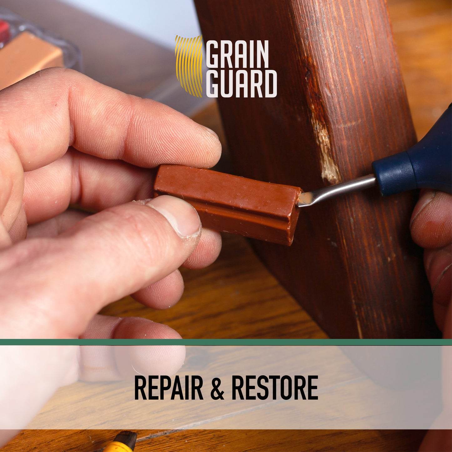 Wax Filler Wood Repair Sticks | Furniture Repair Kit | Multi-Surface: Wood, Plastic, Hard Surfaces | 4x40mm