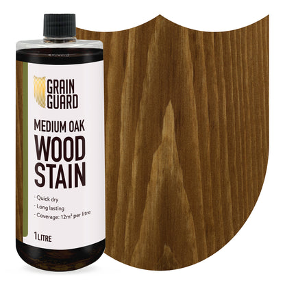 Wood Stain | Water Based | Various Colours | 500ml, 1 Litre & 5 Litre