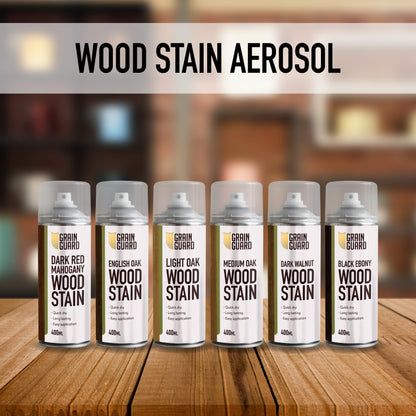 Wood Stain Aerosol | Water Based Aerosol Stain | 400ml