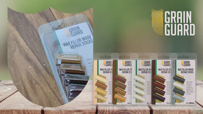 Wax Filler Repair Sticks | Furniture Repair Kit | Multi-Surface: Wood, Plastic, Hard Surfaces | 4x40mm